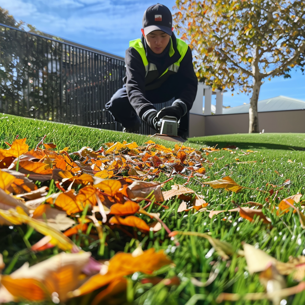 artificial grass cleaning